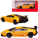 Машина металлическая 1:43 scale Lamborghini Murcielago LP 670-4 SV, цвет желтый