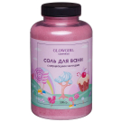 Соль для ванн морская Glowgirl с мерцающими частицами, Розовый гранат. 500гр.