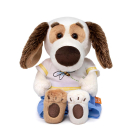 Мягкая игрушка BUDI BASA Собака Бартоломей BABY в футболке со стрекозой 20 см
