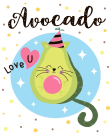 Блокнот Malamalama позитивного настроения. AVOCADO LOVE U