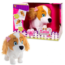 Игрушка интерактивная IMC Toys Club Petz Собака Lola интерактивная (младшая сестра Lucy) , выполняет 5 команд, коммуницирует с Lucy, на батарейках