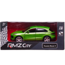 Машина металлическая RMZ City серия 1:32 Porsche Macan S 2019, инерционная, цвет зеленый, двери открываются